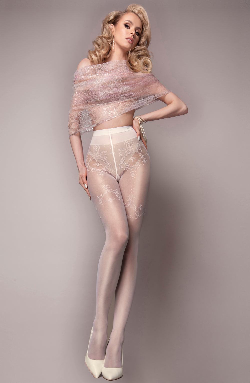 Ballerina 581 Ivory Tights - Tights