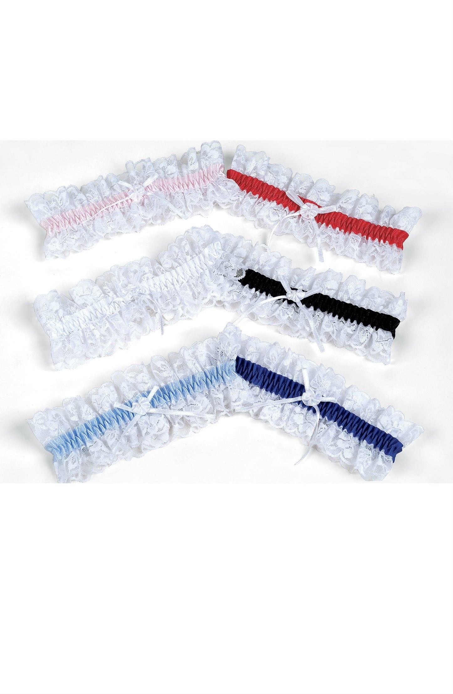 Shirley of Hollywood 19 White Garter - White / One Size