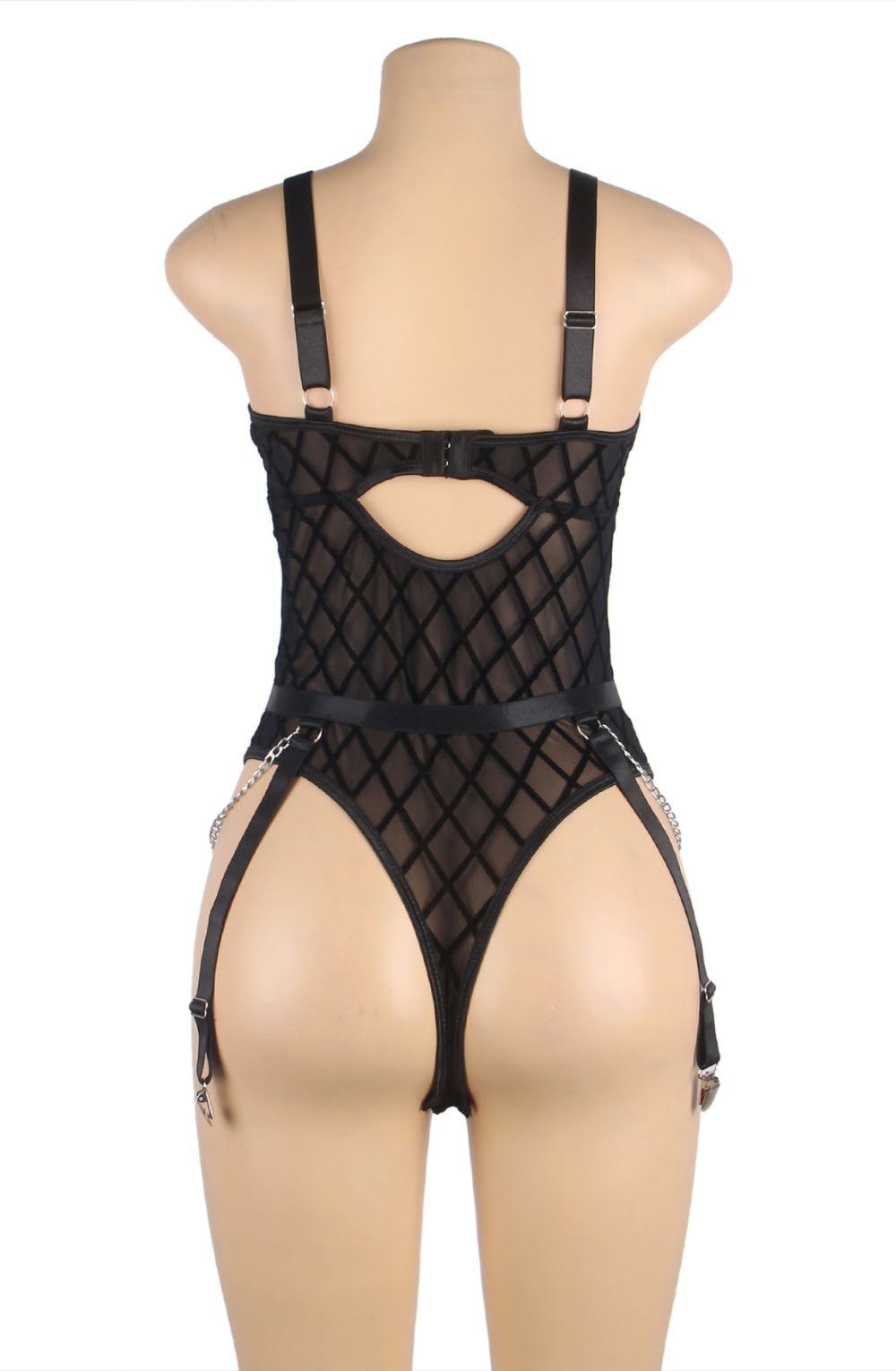YesX YX846Q Black Body - Bodysuit