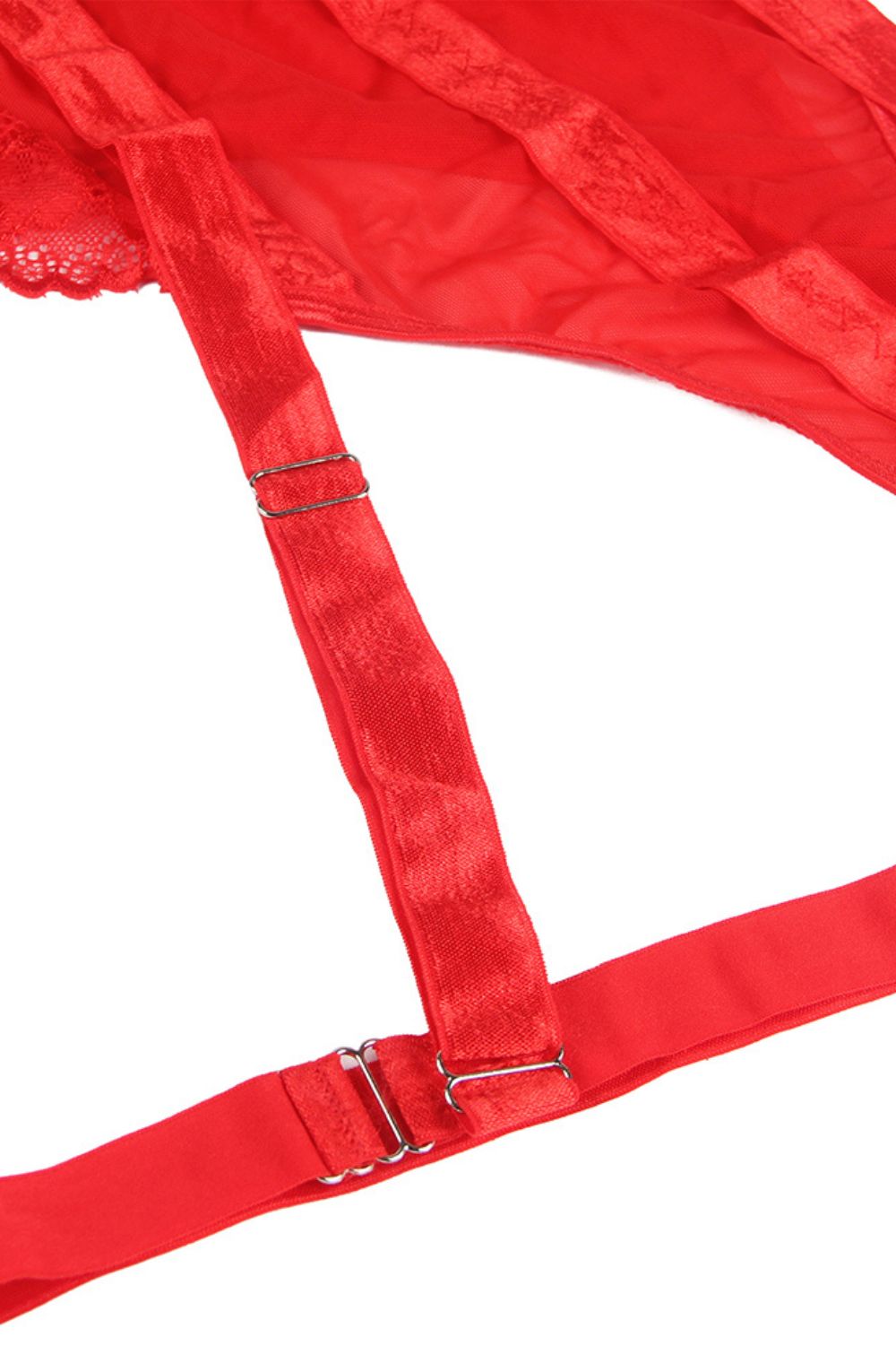 YesX YX858Q Red Bodysuit - Bodysuit