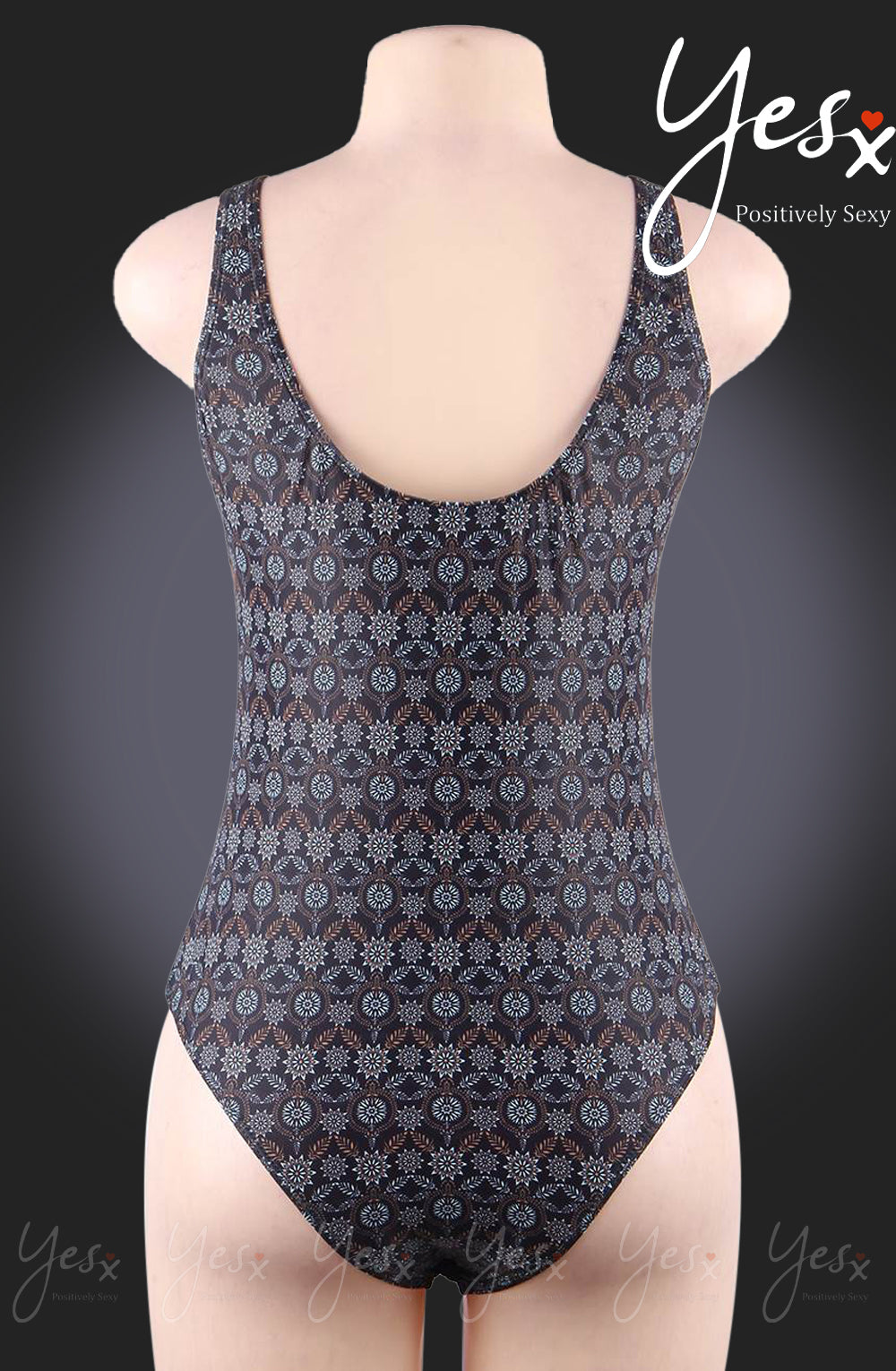 YesX YX961 One Piece Swimsuit Navy - One Piece Swimsuit