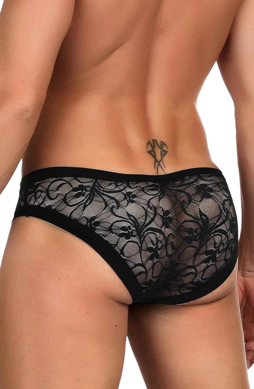 YesX YX973 Mens Brief Black - Men’s Brief