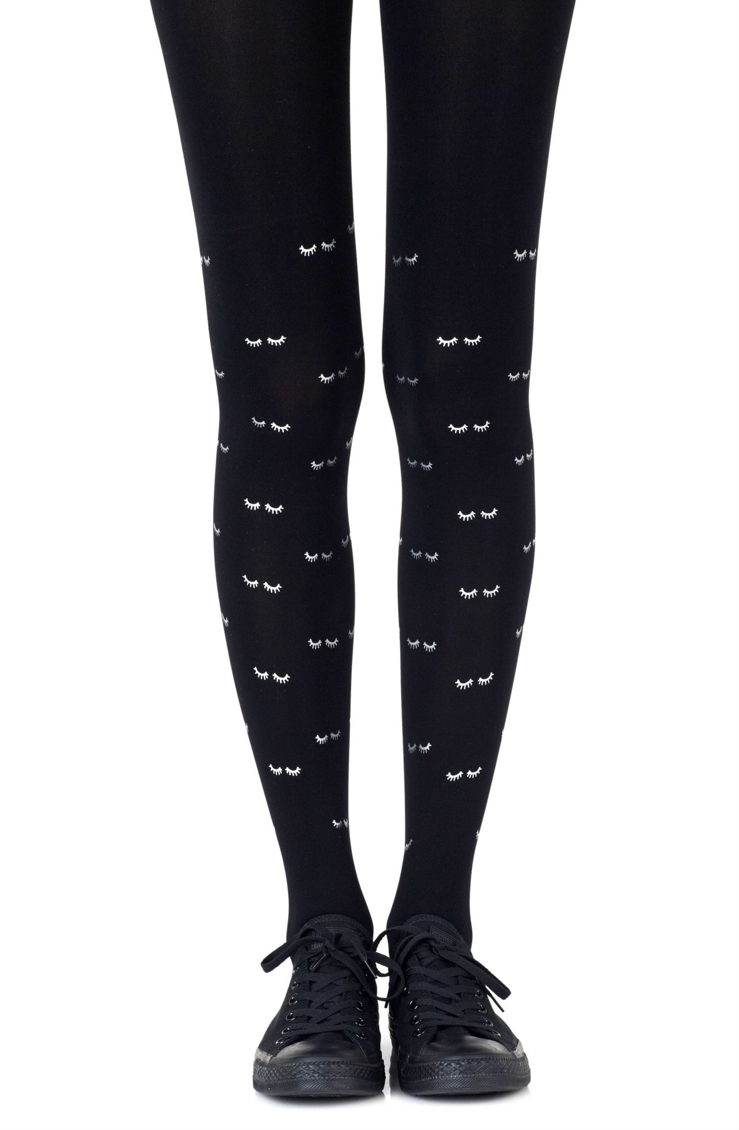 Zohara Daydreaming Silver Print Tights