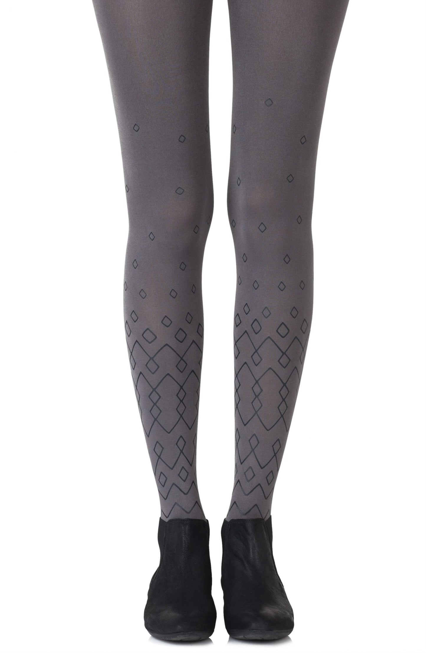 Zohara Diamonds Are Forever Grey Tights