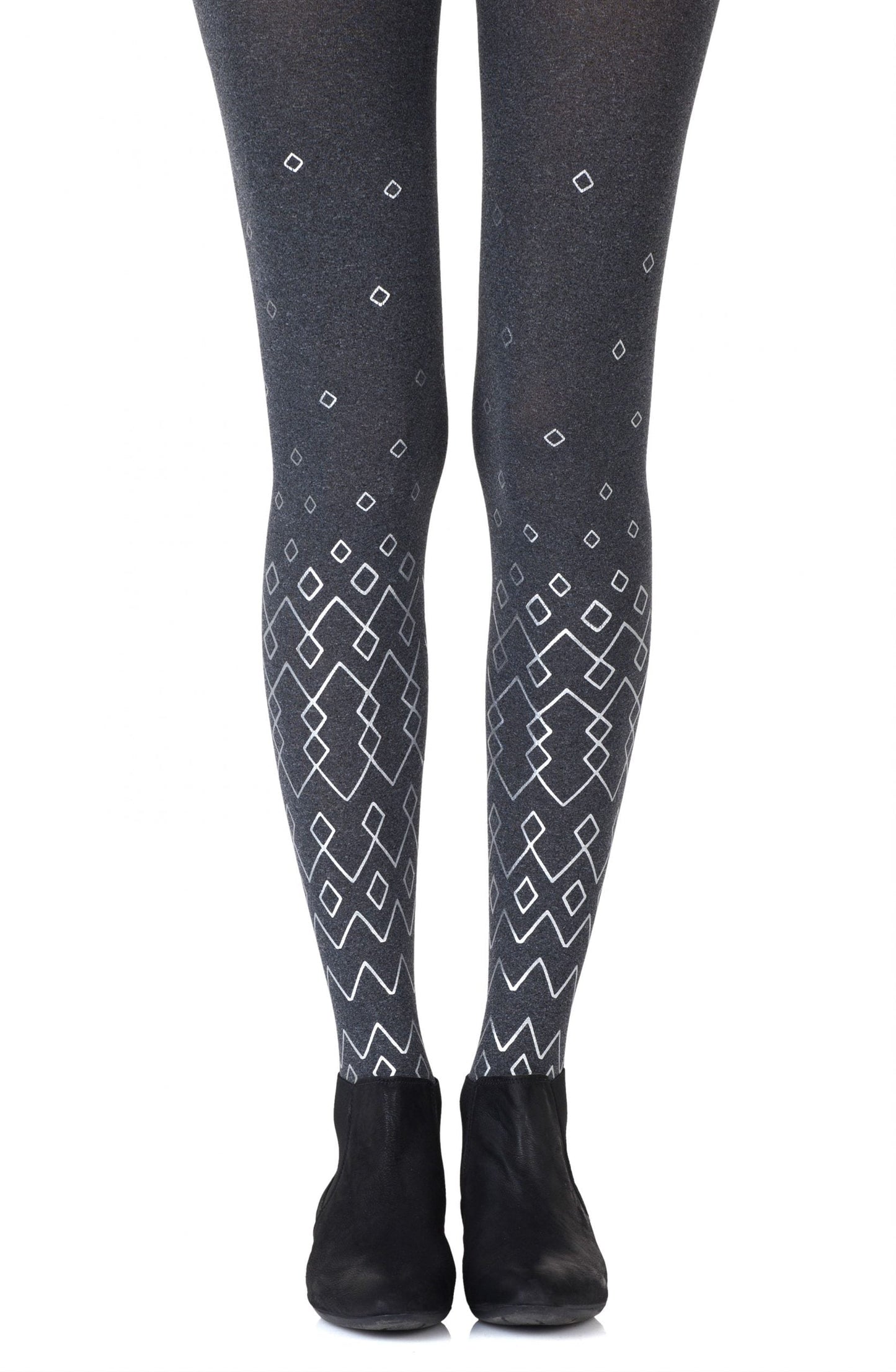 Zohara Diamonds Are Forever Heather Grey Tights