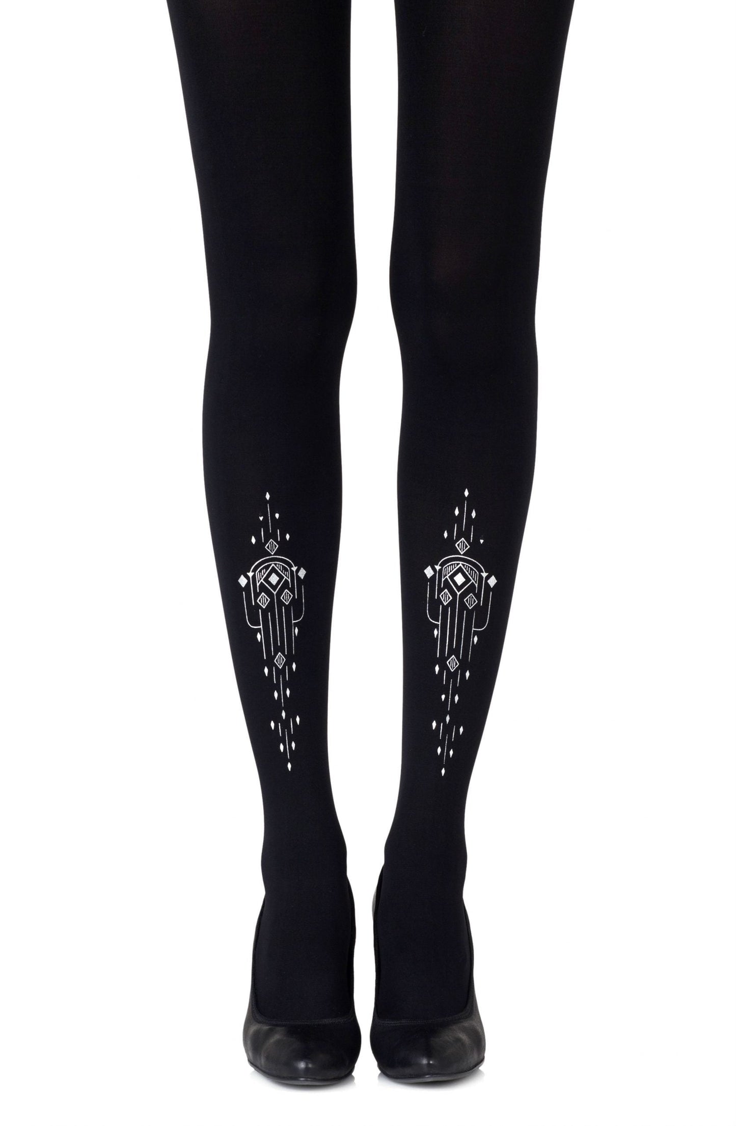 Zohara Great Gatsby Black Tights