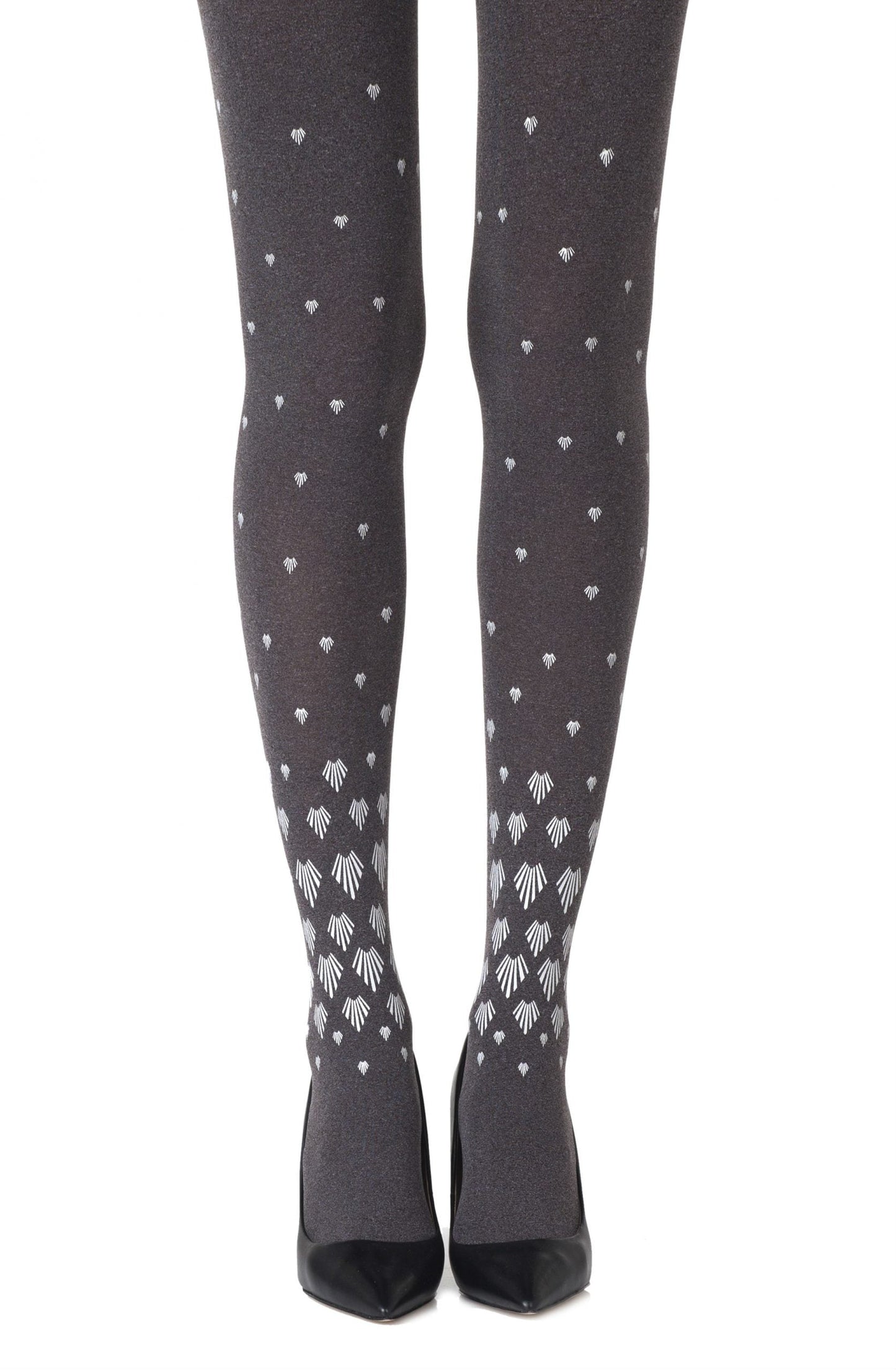 Zohara Shell Out Heather Grey Tights