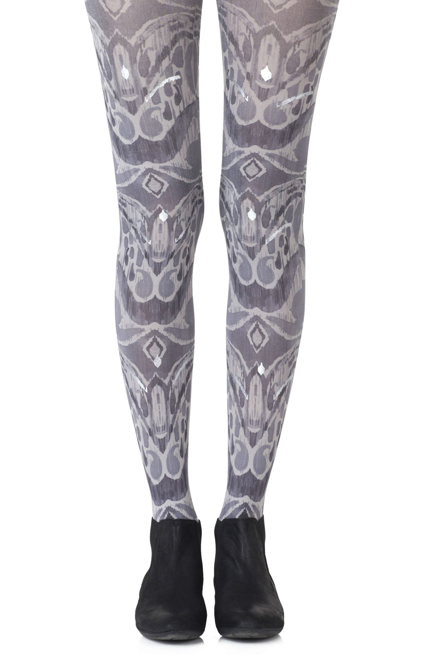 Zohara Silver Haze Grey Tights