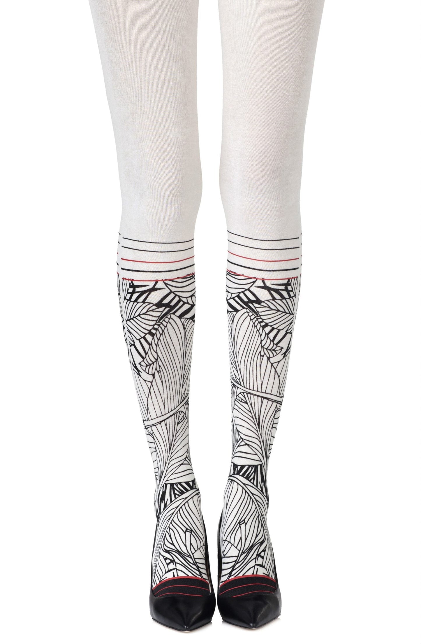 Zohara Waikiki Nights Cream Tights