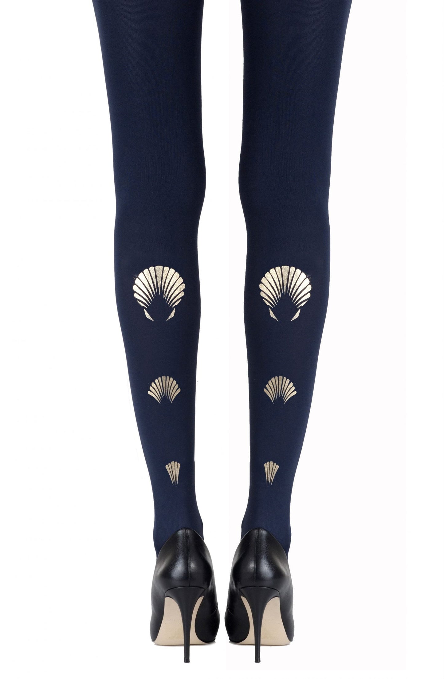 Zohara What The Shell Gold Print Tights