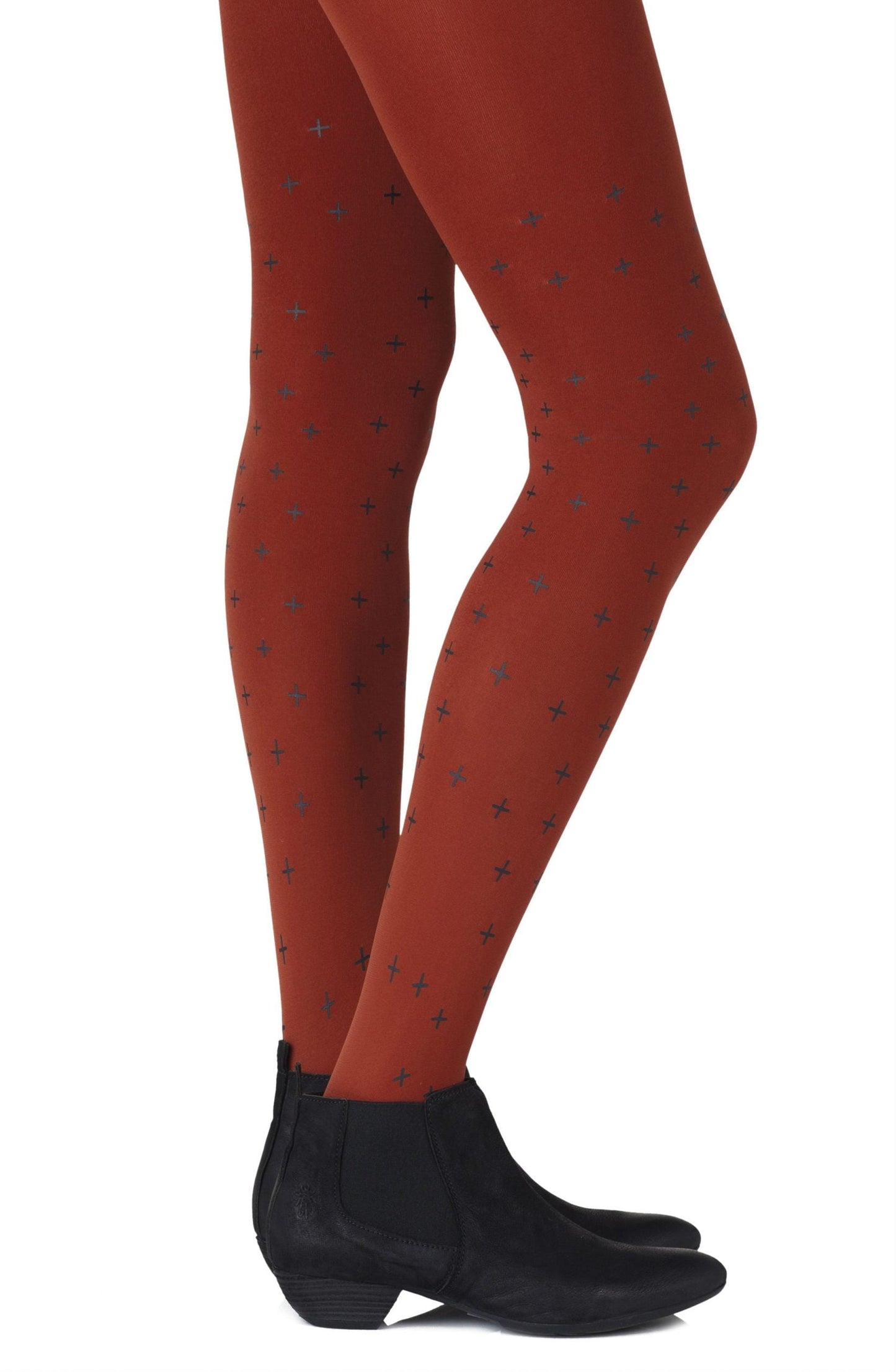 Zohara You + Me = Love Rust Tights