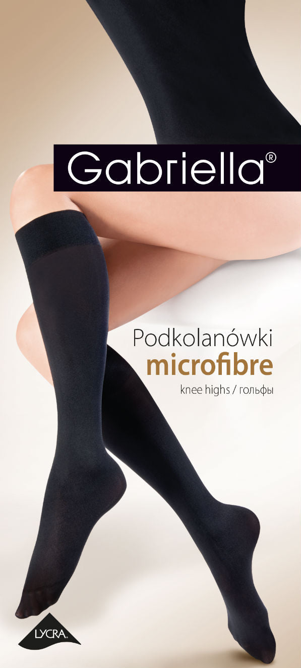 Gabriella Microfibre 501 Knee Highs Grafit - Graphite / One