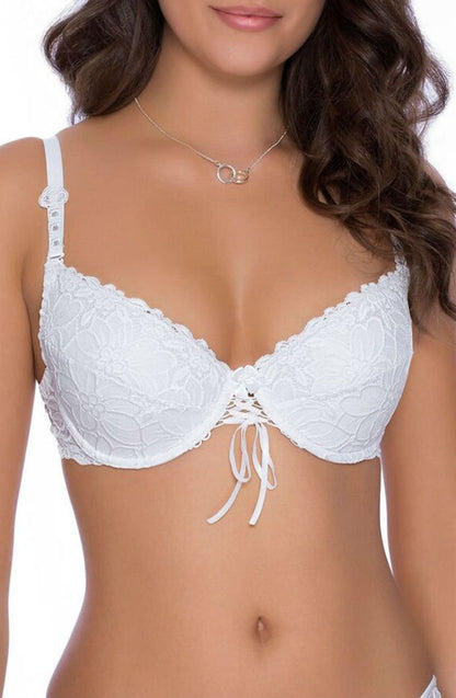 Roza Damaris White Bra - White / 36A