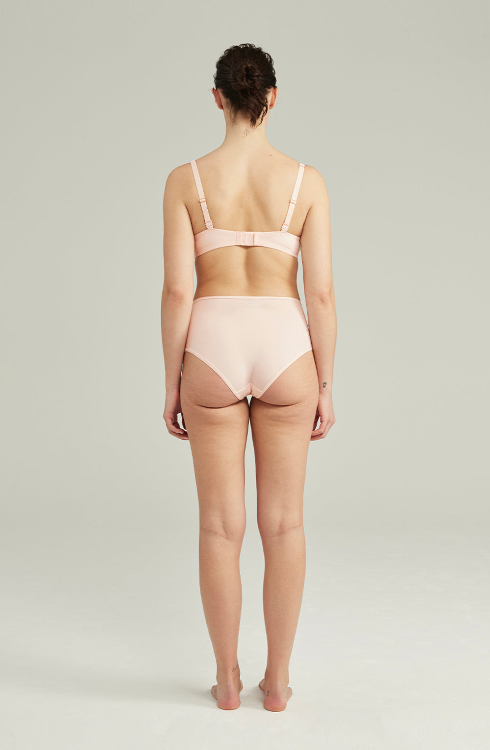 The Second Skin Stretch High Waist Brief Blush Pink