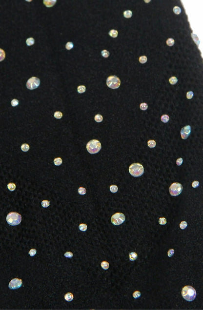 YesX YX853 Sparkly Black Dress - Black / One Size - Dress