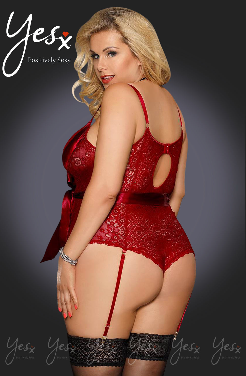 YesX YX951Q Red Body - Bodysuit