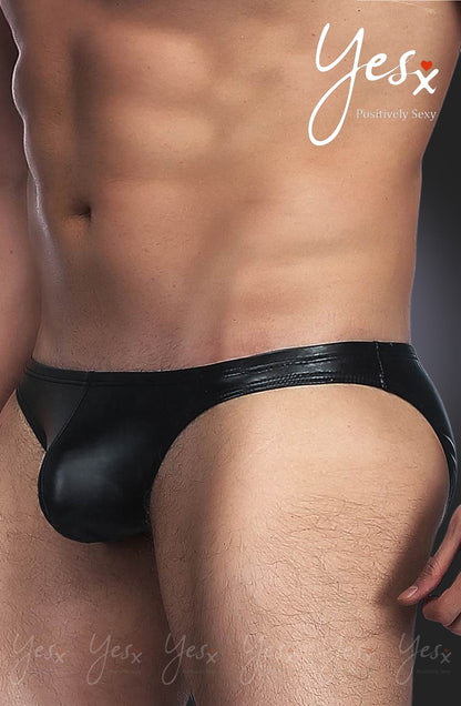 YesX YX969 Men’s Brief Black - Men’s Brief
