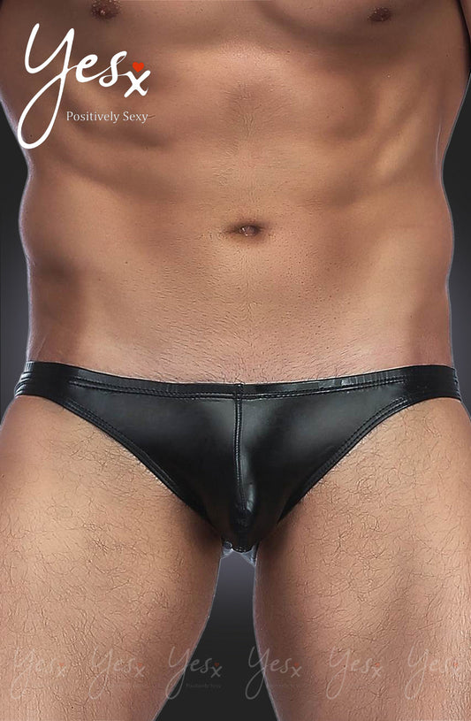 YesX YX969 Men’s Brief Black - Men’s Brief