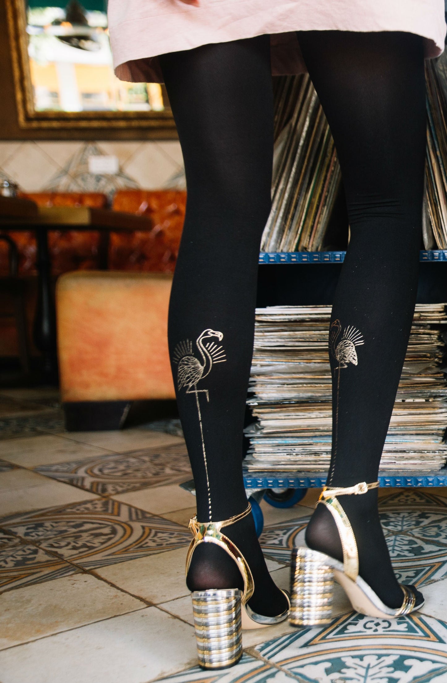 Zohara Miami Night Black Tights