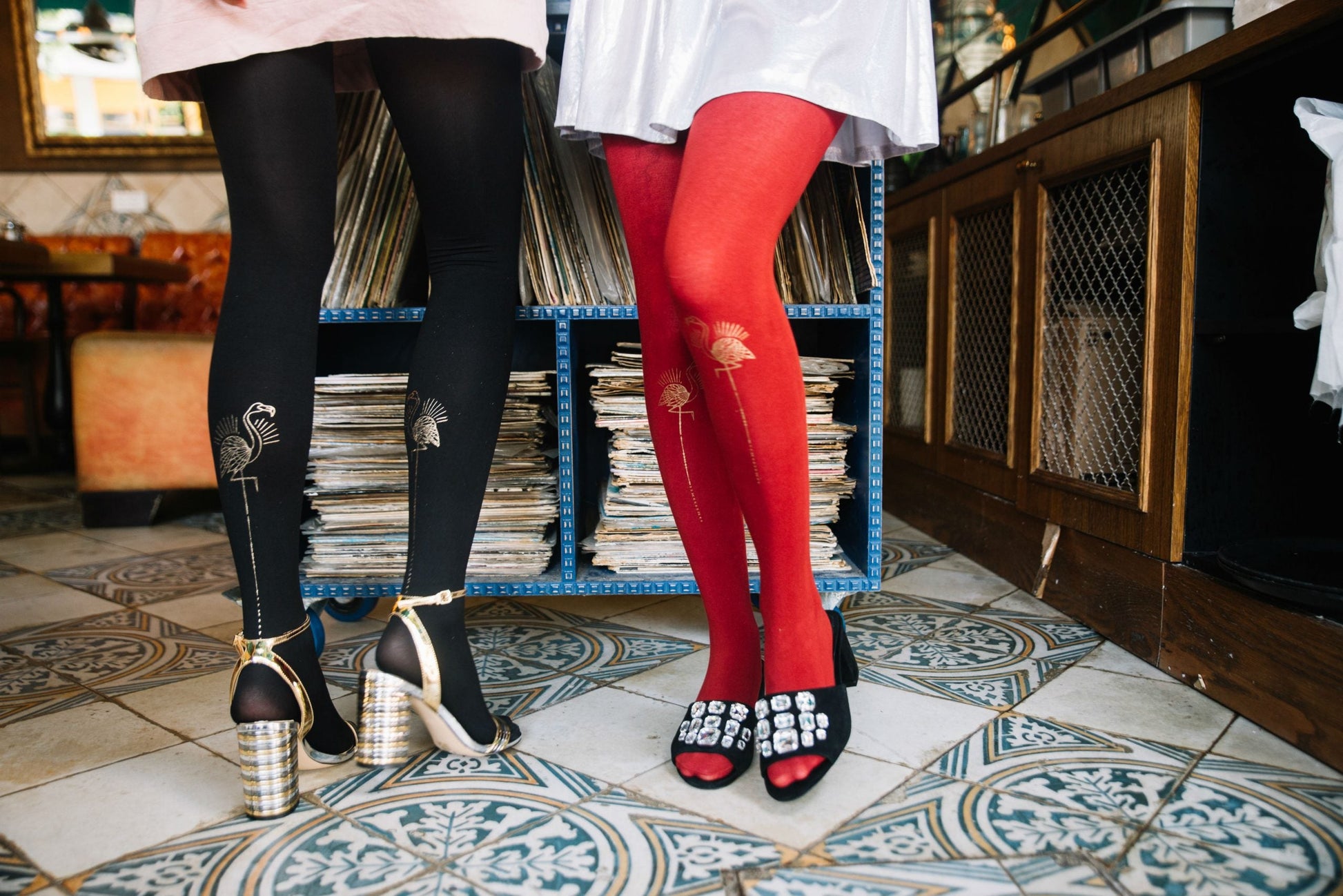 Zohara Miami Night Black Tights