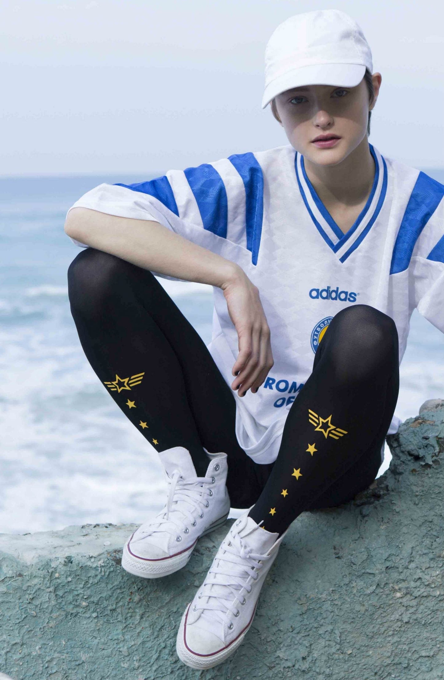 Zohara Top Gun Yellow Print Tights